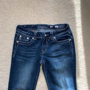 Miss Me Embellished Pocket Boot Cut Jeans